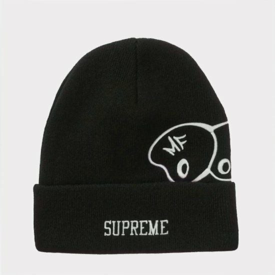 R*︎様 SUPREME MFdoom ビーニー ニット帽 ブラック Supreme シュプリーム 2023AW MF DOOM Beanie MFドゥームビーニー