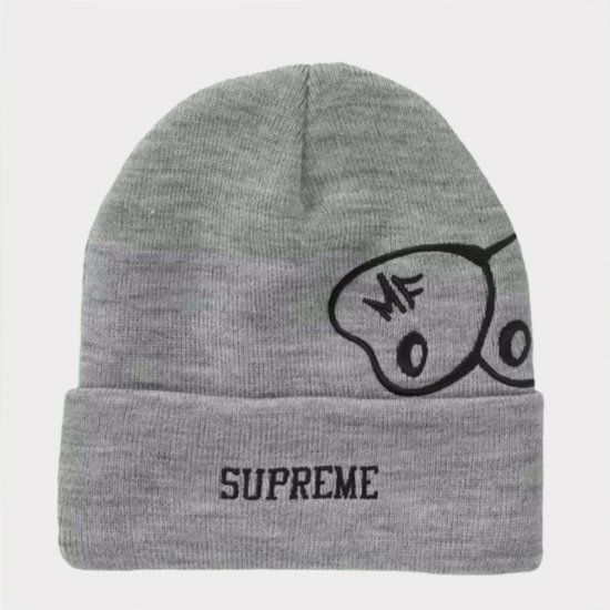 R*︎様 SUPREME MFdoom ビーニー ニット帽 ブラック Supreme シュプリーム 2023AW MF DOOM Beanie MFドゥームビーニー