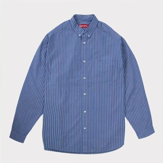Supreme シュプリーム 2023AW Loose Fit Stripe Shirt ルースフィット