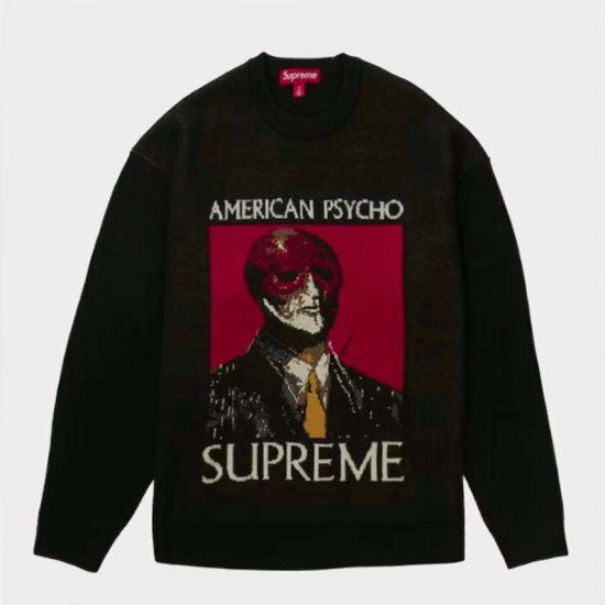 D*s様 Supreme　アメリカンサイコ　セーター　М　黒 Supreme シュプリーム 2023AW American Psycho Sweater アメリカン