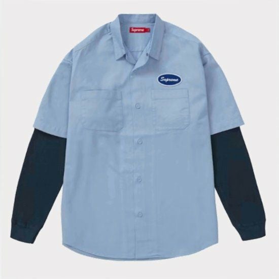 Supreme シュプリーム 2023AW Thermal Sleeve Work Shirt サーマル