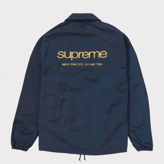 supreme シュプリーム コーチジャケット NYC ネイビー S 美品 Supreme シュプリーム 2023AW NYC Coaches Jacket ニューヨークシティ