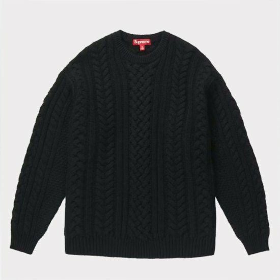 Supreme アップリケケーブルニットセーター Supreme シュプリーム 2023AW Applique Cable Knit Sweater アップリケ