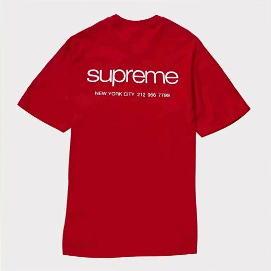 RUN NYC NEWYORK TOKYO Tシャツ Supreme Supreme シュプリーム 23AW NYC Tee ニューヨークシティTシャツ レッド