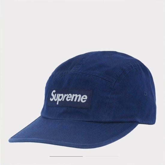 Supreme シュプリーム 2024SS Washed Chino Twill Camp Cap ウォッシュ