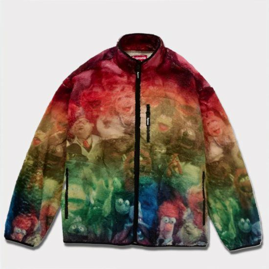 Supreme シュプリーム 2024SS Muppets Fleece Jacket マぺッツフリース