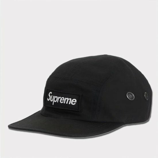 帽子 supreme cap/ black Supreme Camp Cap Black