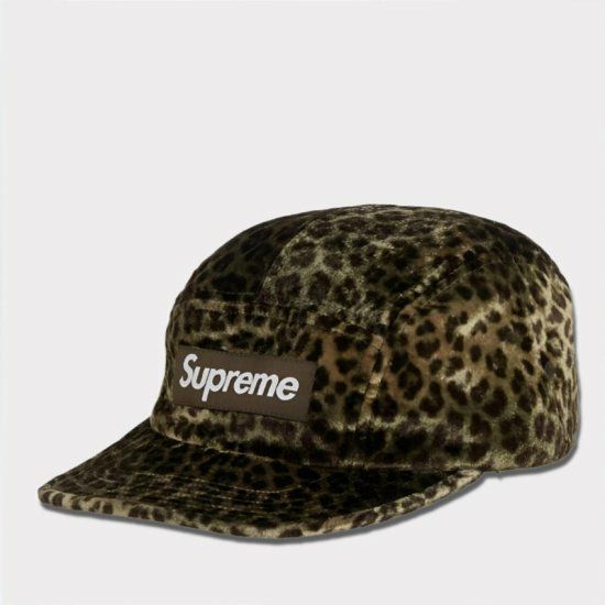 supreme レオパードコーデュロイキャップ 未使用品 送料無料 黒 Supreme Leopard Corduroy Camp Cap Black シュプリーム