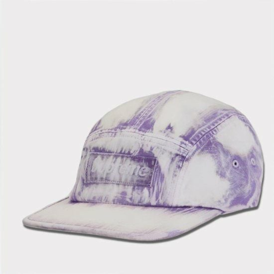 Supreme シュプリーム 2024SS Bleached Chino Camp Cap ブリーチチノキャンプキャップ 帽子 パープル 紫1