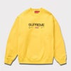 Supreme シュプリーム 2024SS Established Crewneck エスタブリッシュクルーネック  イエロー 黄