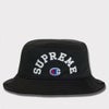 Supreme シュプリーム 2024SS Champion Mesh Crusher Hat チャンピオンメッシュクラッシャーハット 帽子 ブラック 黒