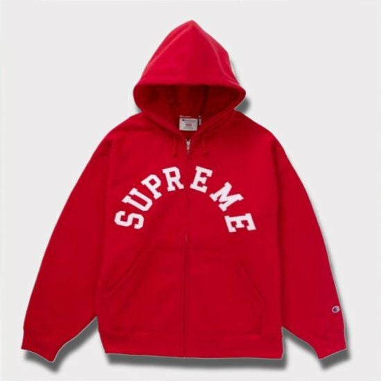 Supreme 2024SS Champion Zip Up Hooded Sweatshirt | チャンピオン 