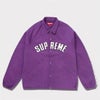 Supreme シュプリーム 2024SS Arc Denim Coaches Jacket アークデニムコーチジャケット パープル 紫