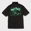 Supreme シュプリーム 2024SS Melvins Stripes S/S Polo メルヴィンズ ストライプショートスリーブポロ ブラック 黒1