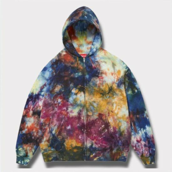 Supreme 2024SS Overdyed Small Box Zip Up Hooded Sweatshirt Supreme 2024SS Overdyed Small Box Zip Up Hooded Sweatshirt