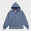 Supreme シュプリーム 2024SS Overdyed Small Box Zip Up Hooded Sweatshirt オーバーダイドジップアップパーカー ダークスレート