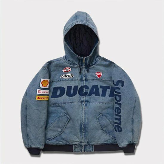 Supreme | Ducati Hooded Racing Jacket 2024SS - Supreme