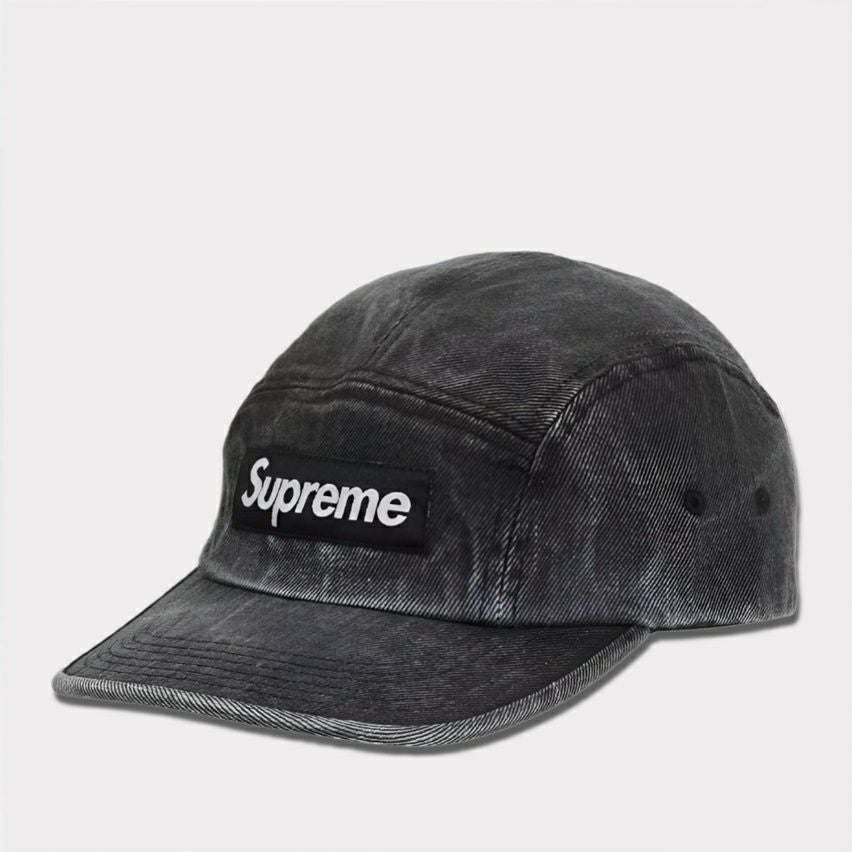 Supreme シュプリーム 2024SS Coated Denim Camp Cap コーテッドデニム 