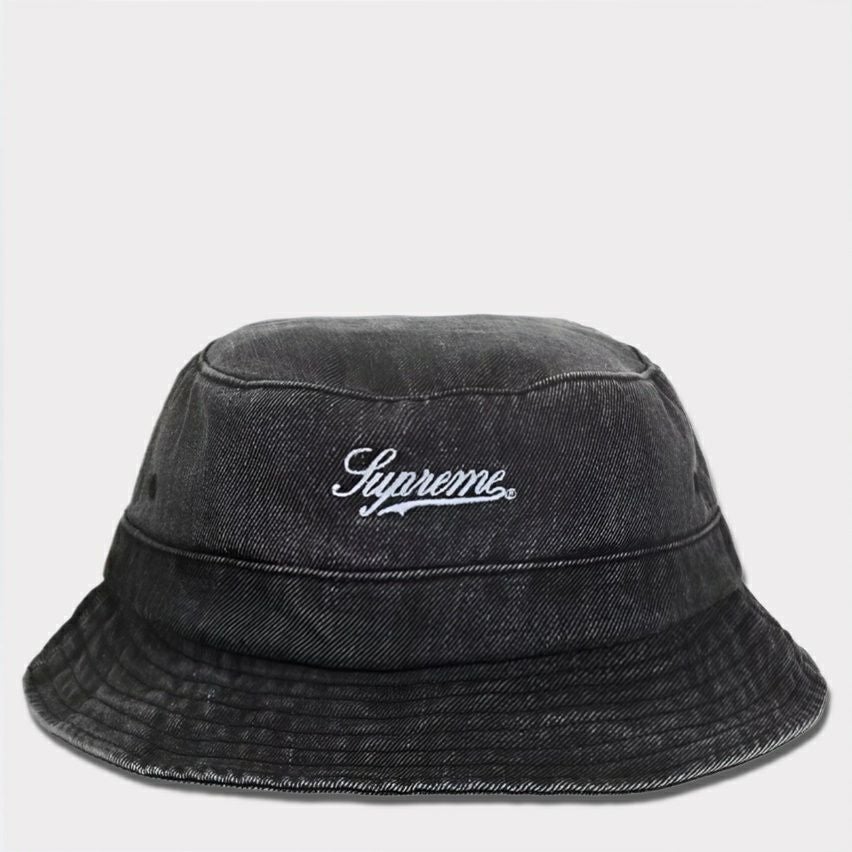 Supreme シュプリーム クラッシャー デニム　バケットハット Supreme シュプリーム 2024SS Coated Denim Crusher コーテッドデニム