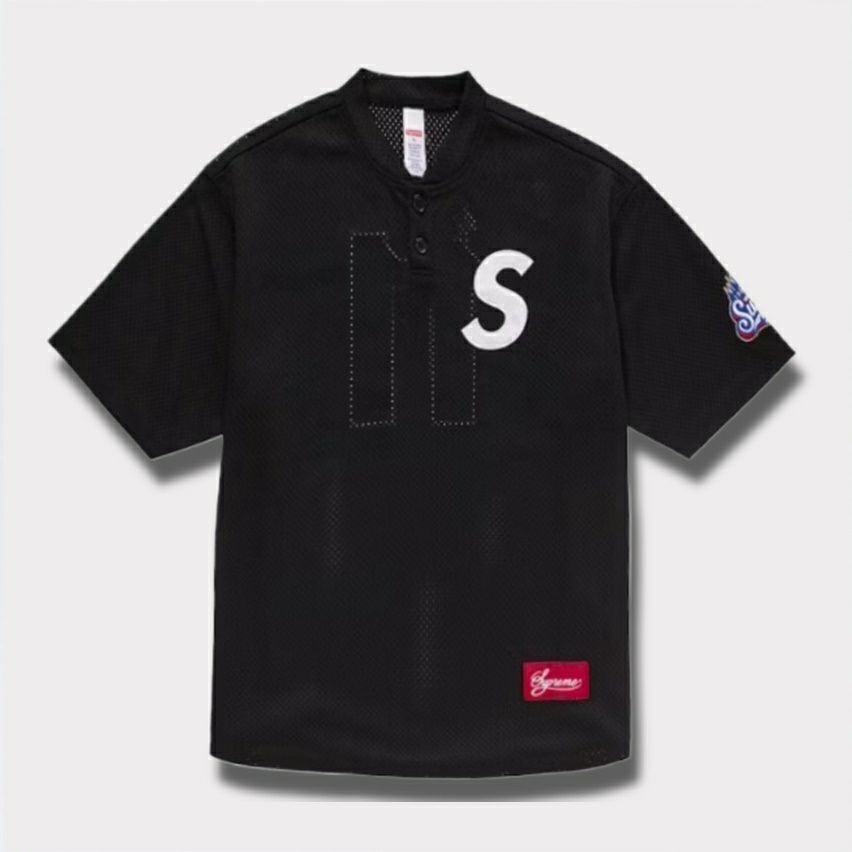 Supreme シュプリーム 2024AW S Logo Baseball Henley Sロゴベース