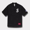 新作 supreme s logo baseball henley ブラック