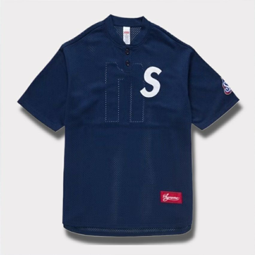 Supreme シュプリーム 2024AW S Logo Baseball Henley Sロゴベース 