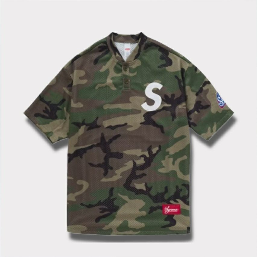 supreme 迷彩刺繍Sロゴベースボールキャップ Supreme シュプリーム 2024AW S Logo Baseball Henley Sロゴベース