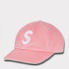 新作 supreme pigment s logo 6 panel cap ピンク1