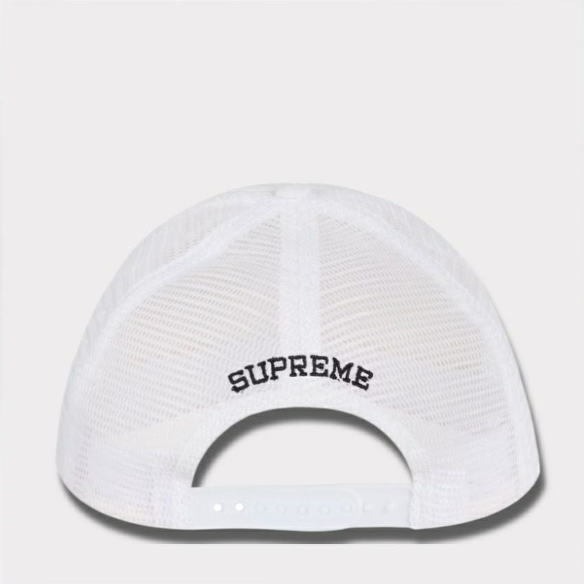 新作 surpeme stability mesh back 5 panel cap ホワイト2