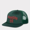 新作 supreme stability mesh back 5 panel cap ダークグリーン１