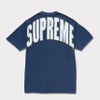 新作 supreme Cracked Back Arc S/S Topネイビー1
