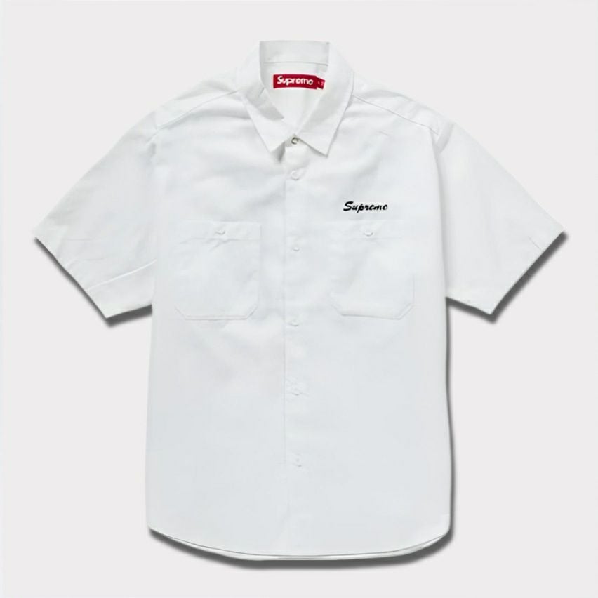 新作 supreme AOI Eyes S/S Work Shirt（ ホワイト2