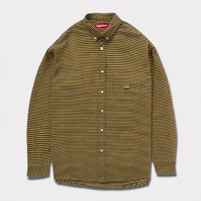 Supreme シュプリーム 2024AW Loose Fit Flannel Oxford Shirt ルーズ