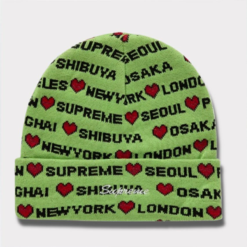 さ*様 Supreme 2024AW 2024AW Hearts Beanie Supreme シュプリーム 2024AW Hearts Beanie ハートビーニー ニット帽