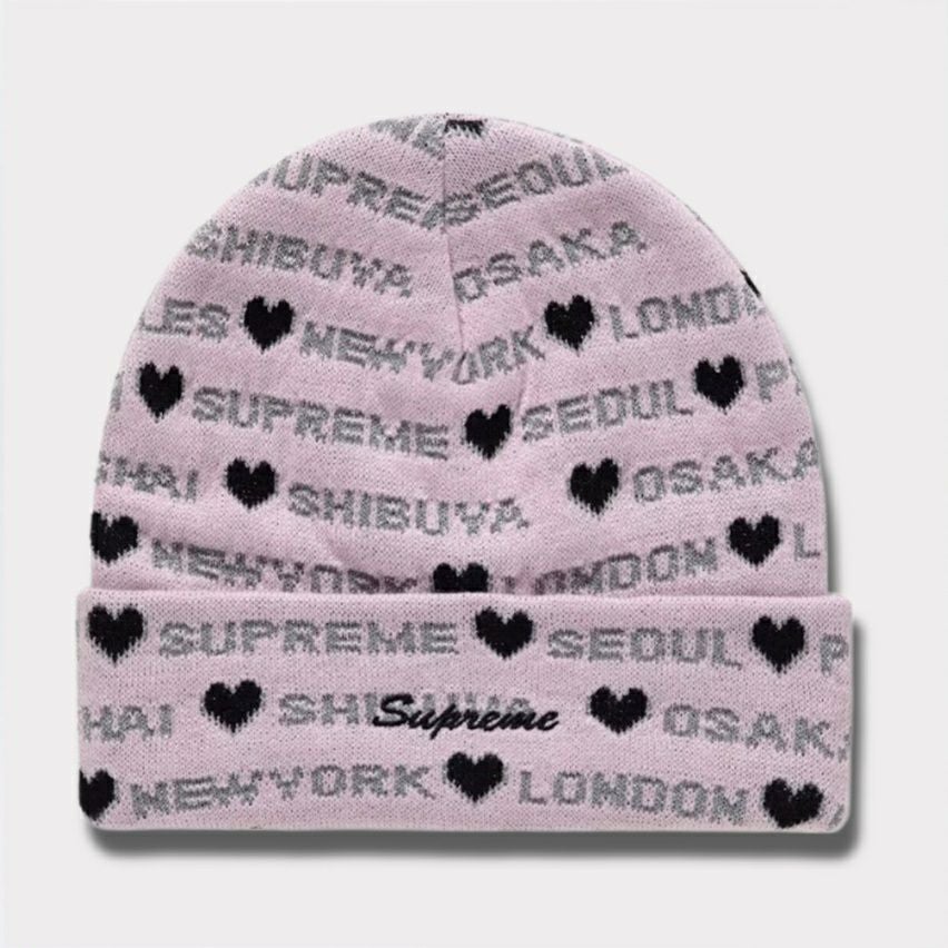 帽子 supreme 24fw Hearts Beanie Supreme シュプリーム 2024AW Hearts Beanie ハートビーニー ニット帽