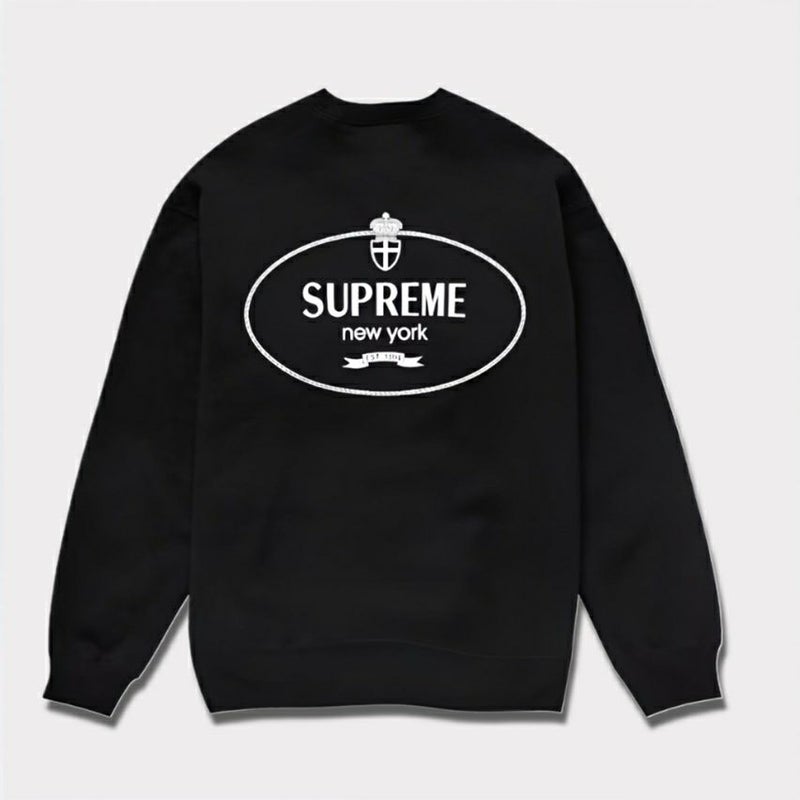 Supreme 新作 24aw crest crenweck ブラック1