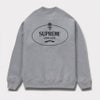 supreme 新作 24aw crest crewneck ヘザーグレー1