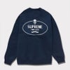 supreme 新作 24aw crest crewneck ネイビー1