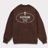 supreme 新作 24aw crest crewneck ブラウン1