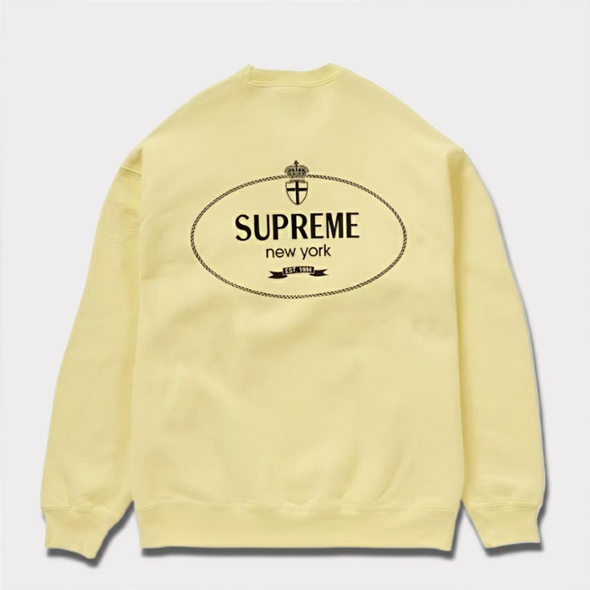 Supreme シュプリーム 2024AW Crest Crewneck クレストクルーネック 