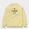 supreme 新作 24aw crest crewneck ライトイエロー１