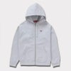 supreme 新作 24aw small box zip hooded sweatshirt アッシュグレー