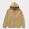 supreme 新作 24aw small box zip hooded sweatshirt ダークタン