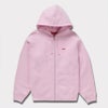 supreme 新作 24aw small box zip hooded sweatshirt ライトピンク