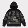 supreme 2024AW Champions Studded Hooded Sweatshirtブラック