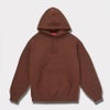 supreme 24aw 新作 satin applique hooded sweatshirt パーカー ブラウン1