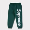 supreme 24aw 新作 satin applique sweatpant パンツ　グリーン