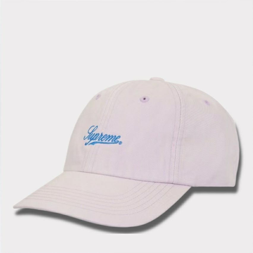 帽子 Supreme Bleached Chino 6-Panel Lavender Bleached Chino 6-Panel - fall/winter 2024 - Supreme