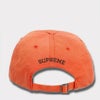supreme 24aw 新作 bleached chino 6panel cap オレンジ2
