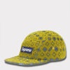 新作 Supreme シュプリーム 2024AW Flocked Denim Camp Cap フロックドデニムキャンプ キャップ マスタード1